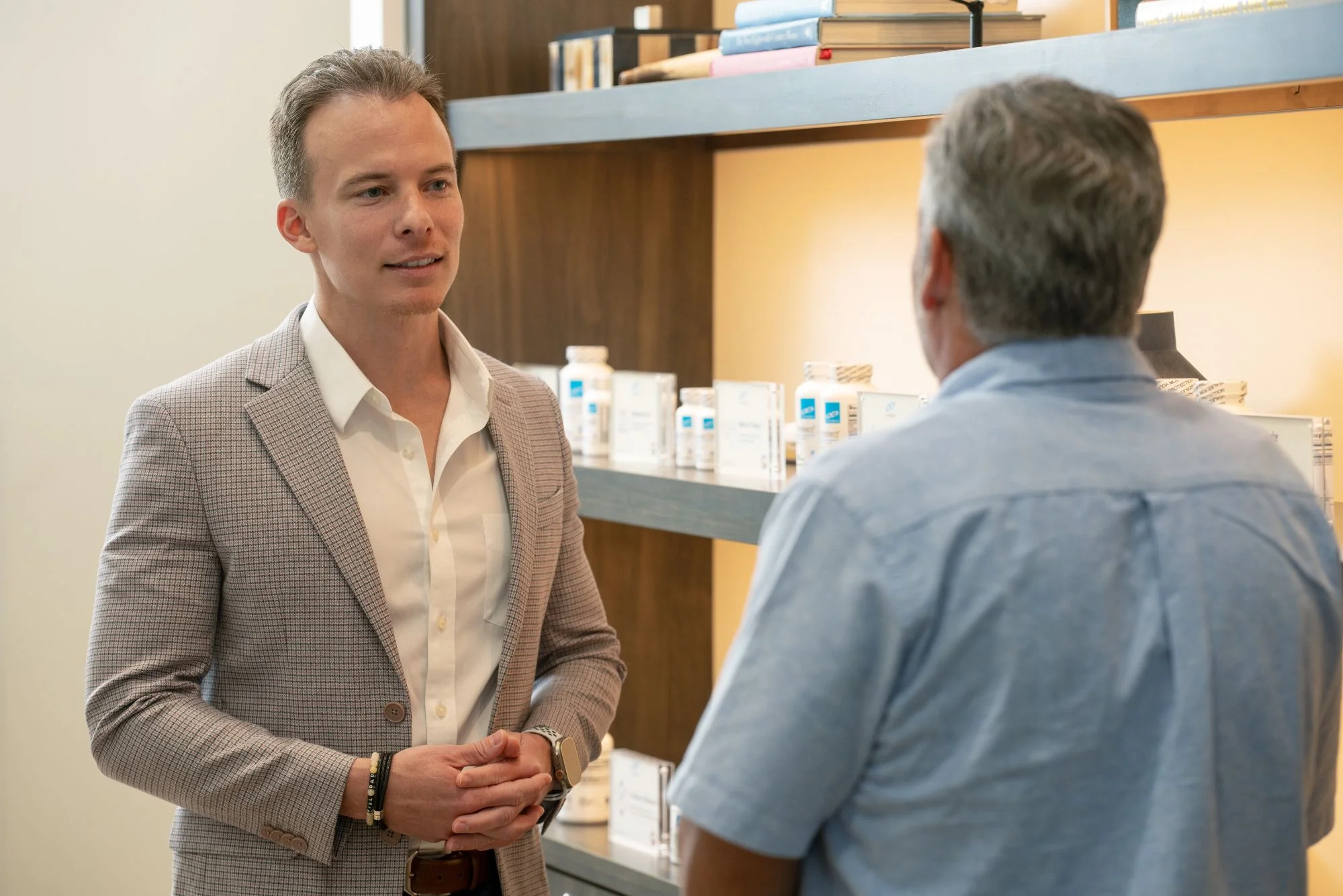 Griffin Concierge Medical physician discussing a personalized supplement plan with a patient